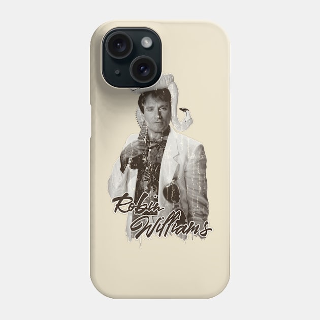 Robin Williams - Vintage Retro Photo Phone Case by sgregory project