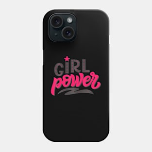 Girls Strong Womens Day March Womens Girls Power Phone Case