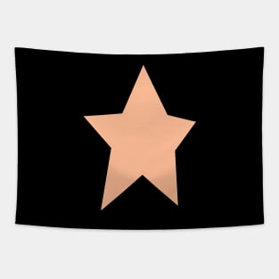 Star 5 Peach Fuzz Pantone Color of the Year 2024 Tapestry