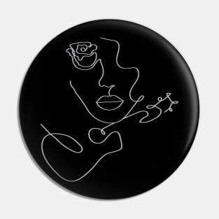 Mysterious Moonlight Girl Pin