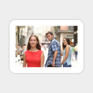 Distracted Boyfriend Meme Magnet