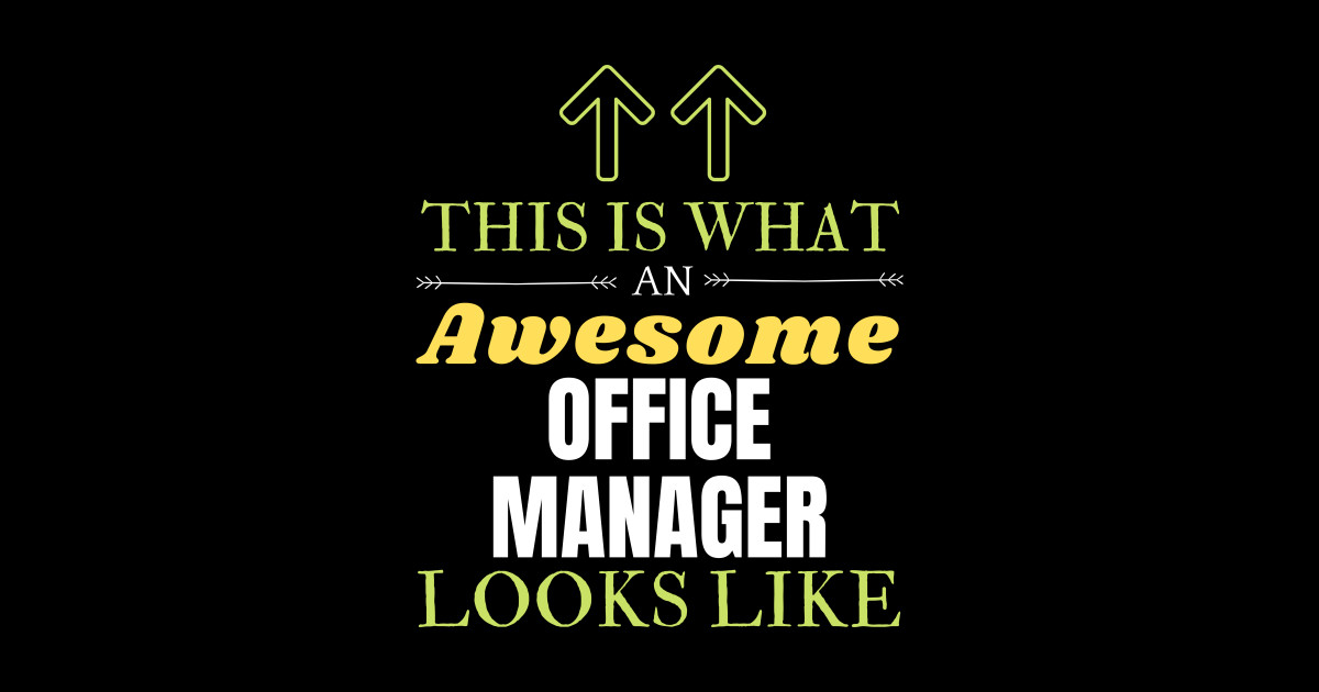 Office Manager Office Manager Sticker TeePublic