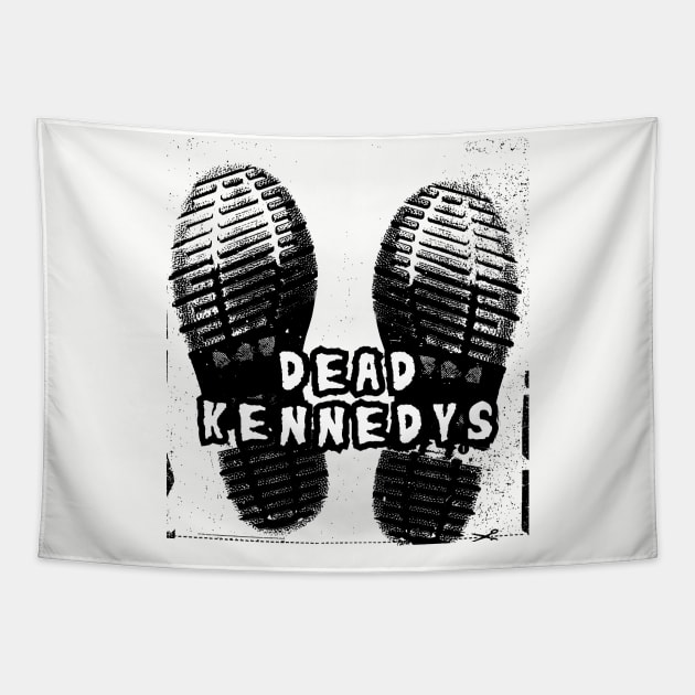 dead kennedys classic boot Tapestry by angga108