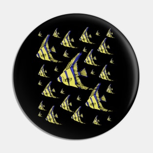 Yellow Angelfish Pin