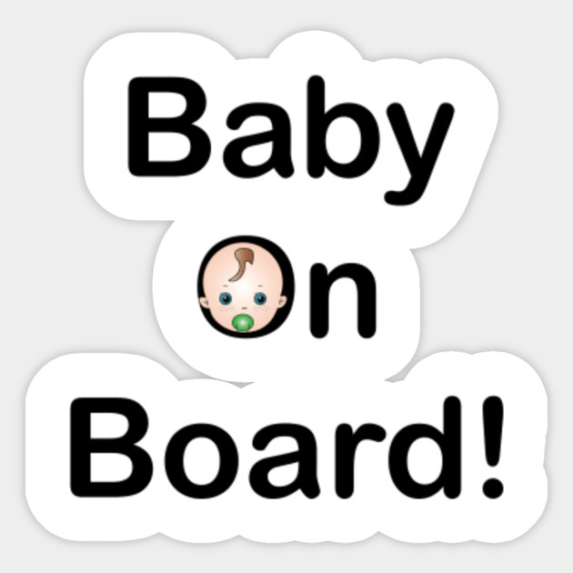 baby on board sticker