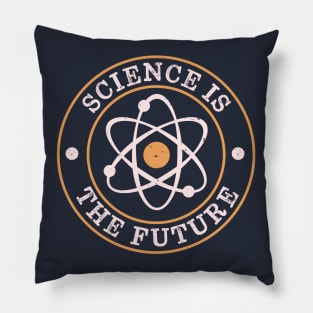 Retro and Vintage Future Scientist Pillow