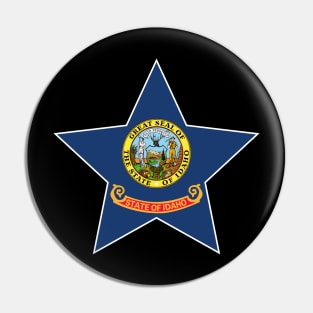 Idaho State Flag Star Pin