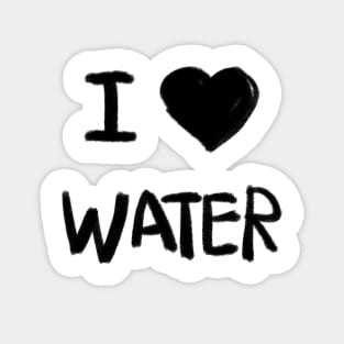 I love water Magnet