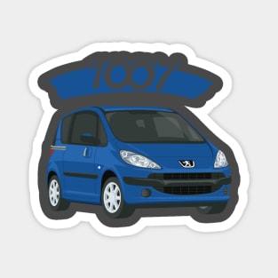 Peugeot 1007 car blue Magnet