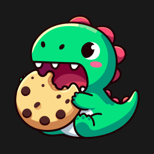 Dino eating a cookie T-Shirt