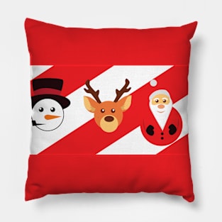 Santa and Friends Pattern Pillow