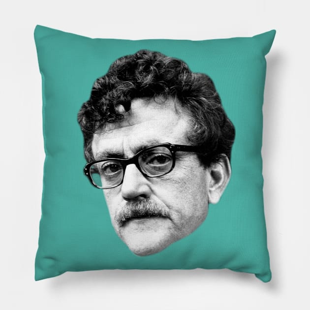 Kurt Vonnegut Pillow by TheLiterarian