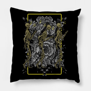 Musical Skeleton II Pillow