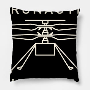 NASA Mars Ingenuity Helicopter by © Buck Tee Originals Pillow