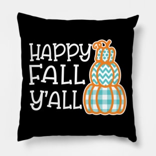 Happy Fall Y’all Halloween Autumn Southern Cute Pillow