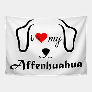 I love Affenhuahua Tapestry