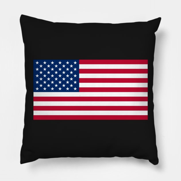 U.S. Flag Pillow by vivachas