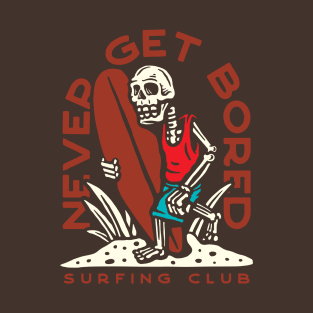 Skeleton Surfing T-Shirt