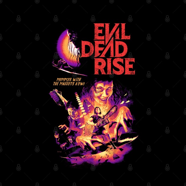 Vintage Retro Evil Dead Rise by OrcaDeep