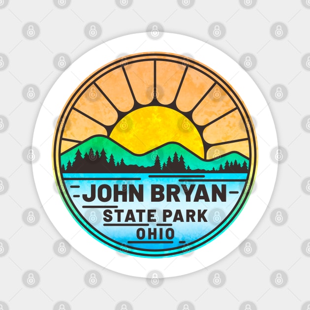 John Bryan State Park Ohio OH Magnet by TravelTime