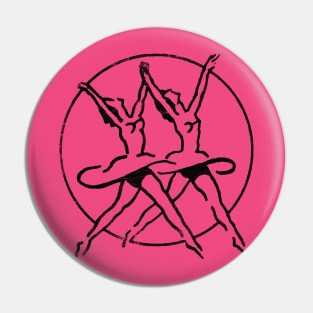 Ballet Dancers Pin