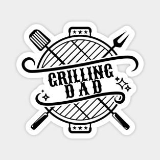 Grilling Dad Magnet