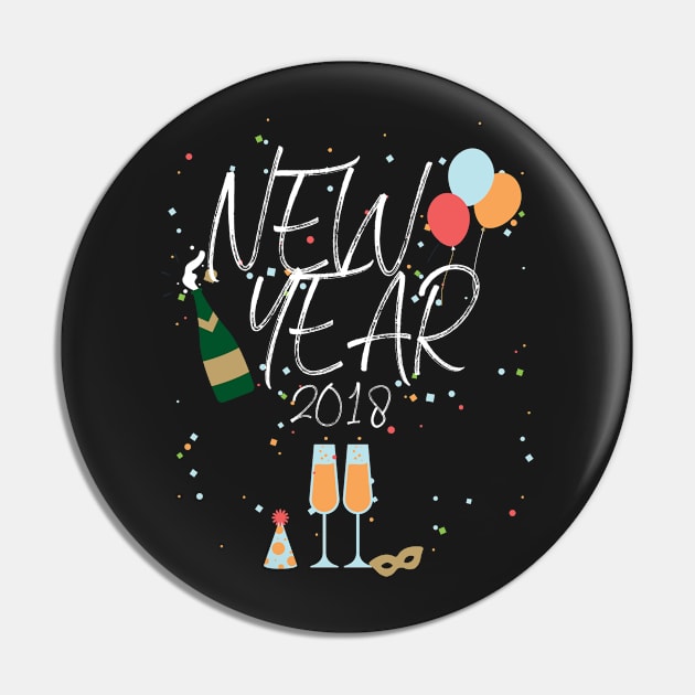 New Year 2018 party time Pin by GDLife