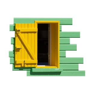 Green Wall, Yellow Window T-Shirt