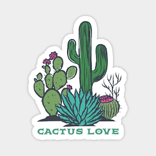 Cactus Love Magnet