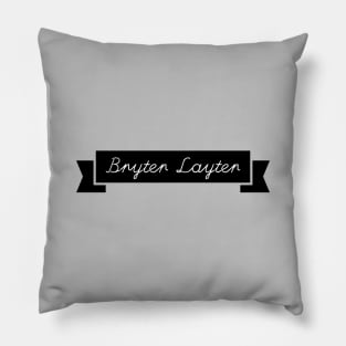 Bryter Layter, black Pillow