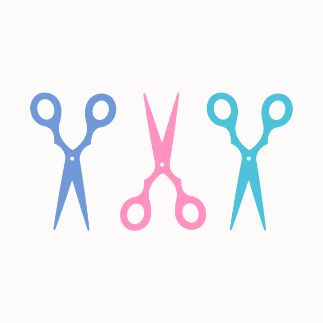 Hair Scissors Pastel by XOOXOO