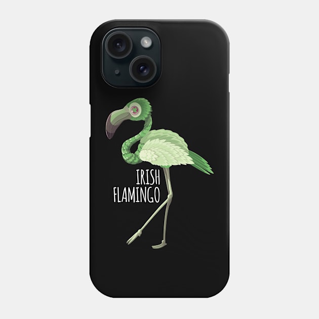 Irish Flamingo Phone Case by hoopoe