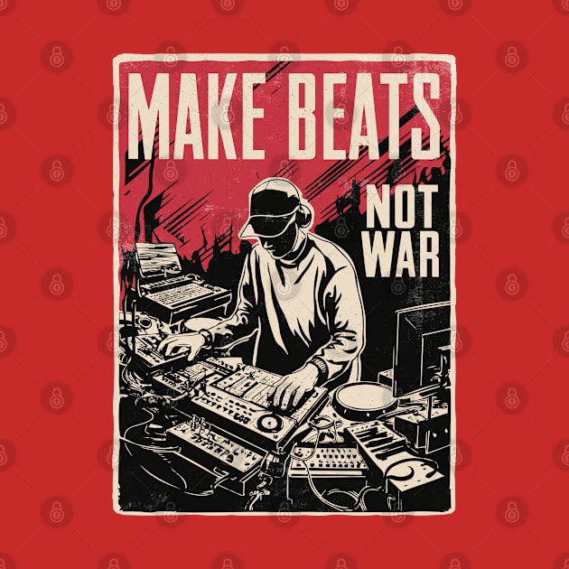 Make Beats - Not War - Musician Producer by Dazed Pig