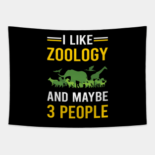 3 People Zoology Zoologist Tapestry