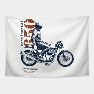 Vintage Motorcycle Tapestry