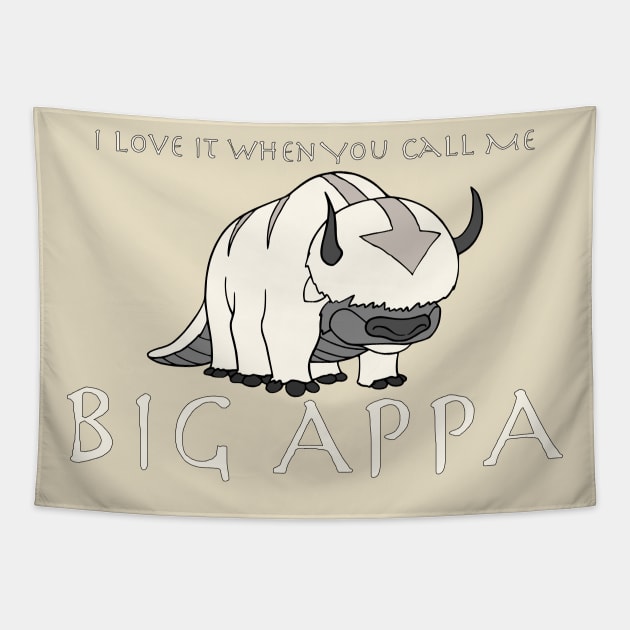 Big Appa Avatar The Last Airbender Tapestry TeePublic