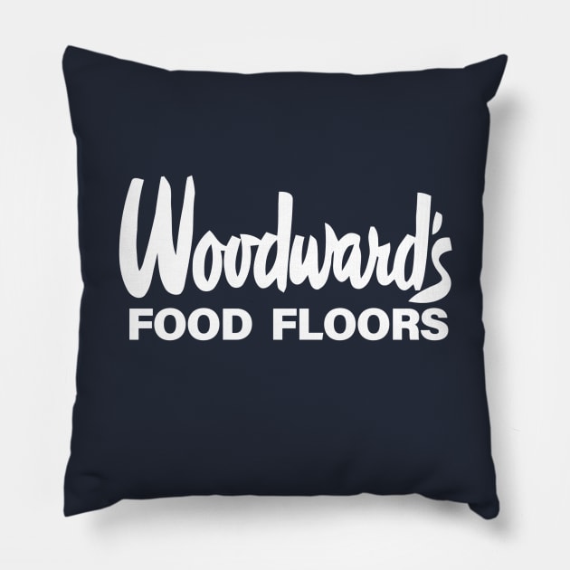 Woodward's Food Floors Pillow by DCMiller01