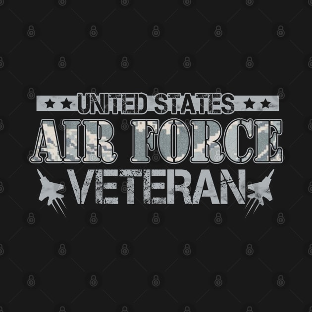 Air Force Veteran T-Shirt for Men or Women by Otis Patrick