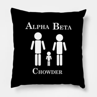 Alpha Beta Chowder Pillow