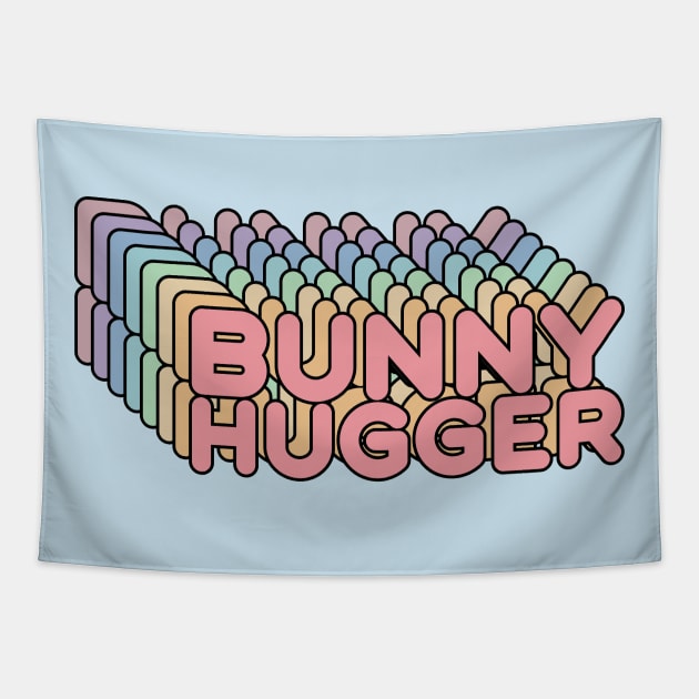 Bunny Hugger // Greta Thunberg Alias Tribute Tapestry by darklordpug