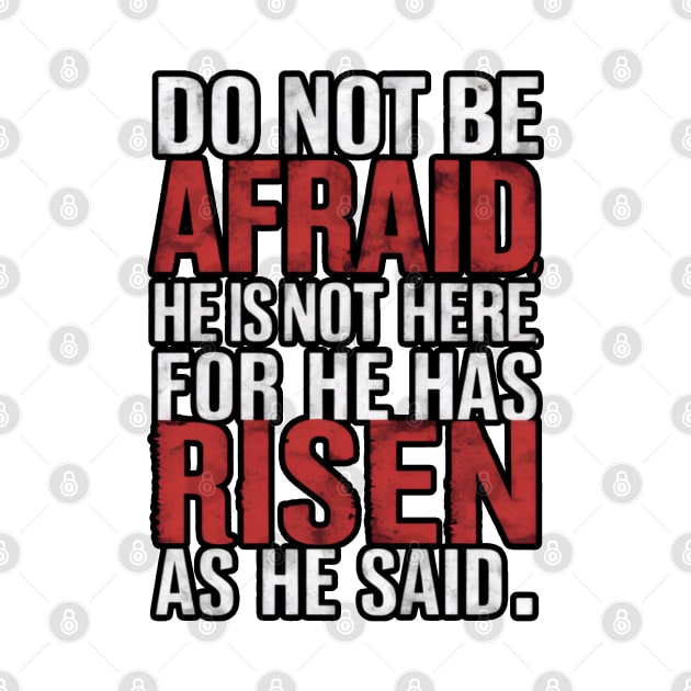 He Has Risen Bold Faith Tee by Reformed Fire