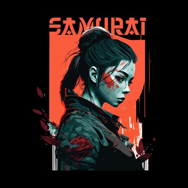Cyberpunk Samurai by vamarik