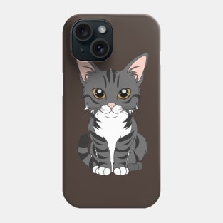Black cat Phone Case