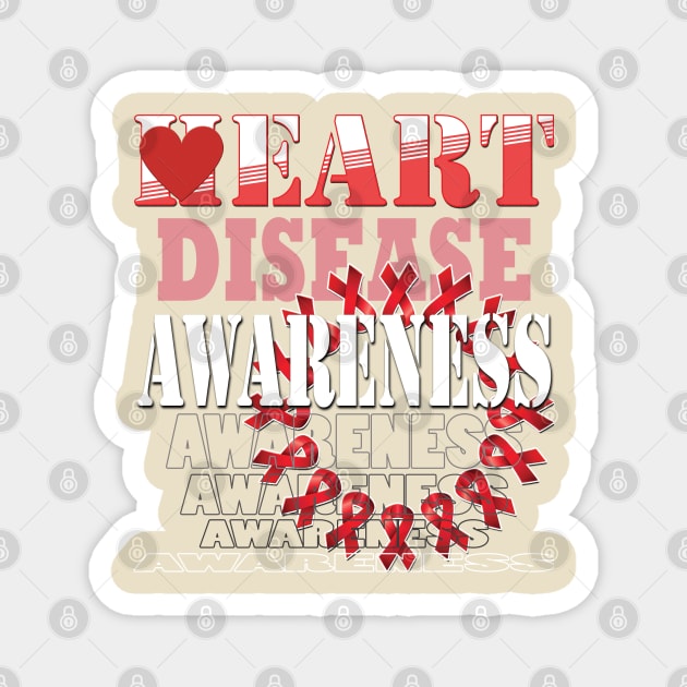 Heart disease awareness month Magnet by TeeText