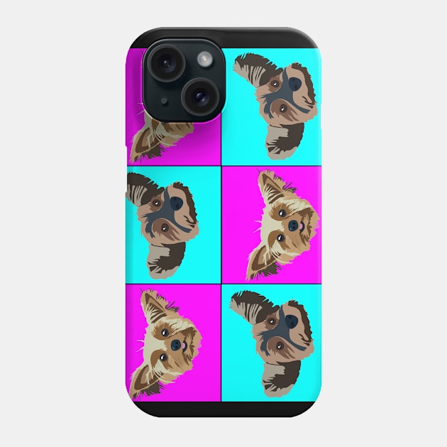 Yorkie Pop Art Phone Case by Design Garden