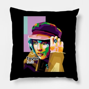 Singer Pop Art Trend taylor swift Pillow