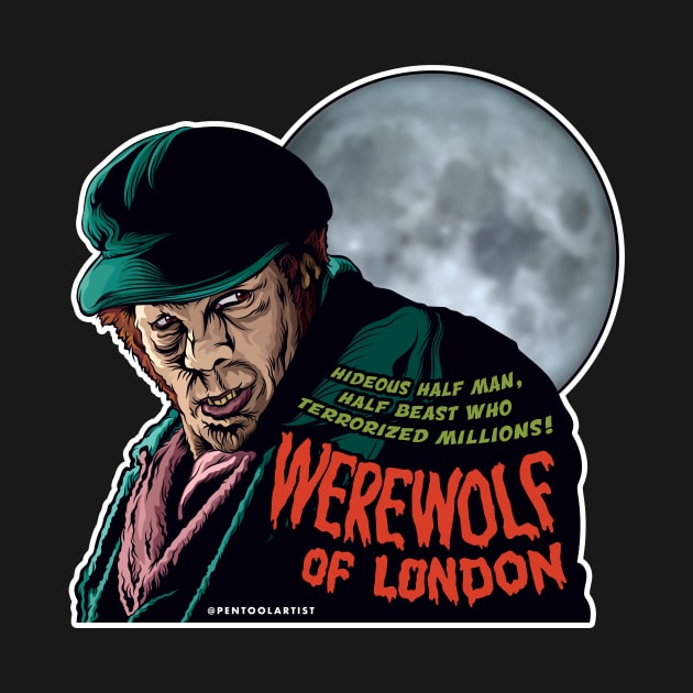 Werewolf of London - Color Version by pentoolarts