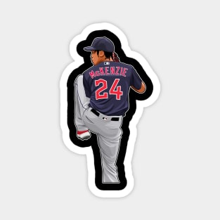 Triston McKenzie #24 Pitches Magnet