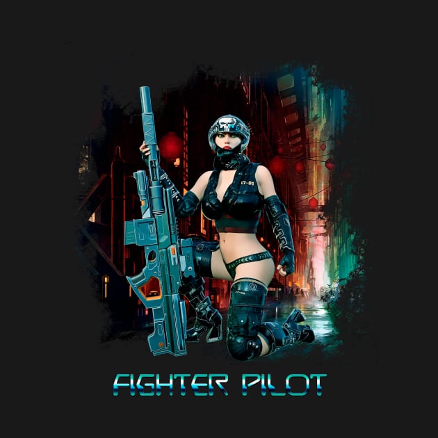 Fighter Pilot by Artwork Simpson