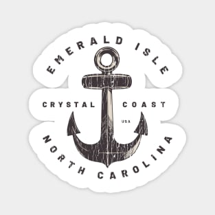 Emerald Isle, NC Summertime Vacationing Big Anchor Magnet